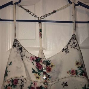 flower print tank top